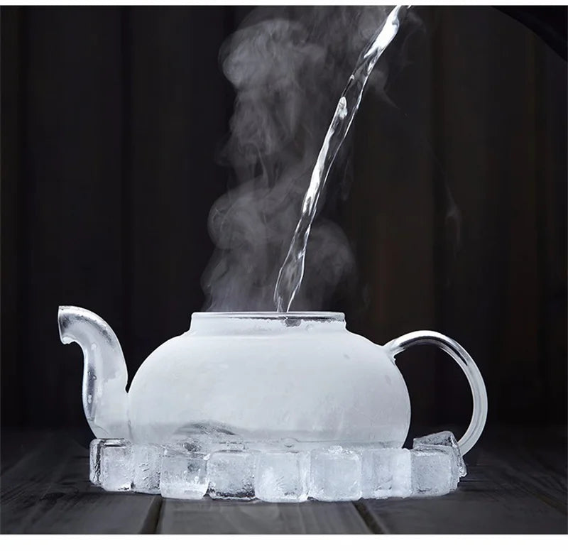 Tealeft Filterable Heat-resistant Thickened Glass Teapot