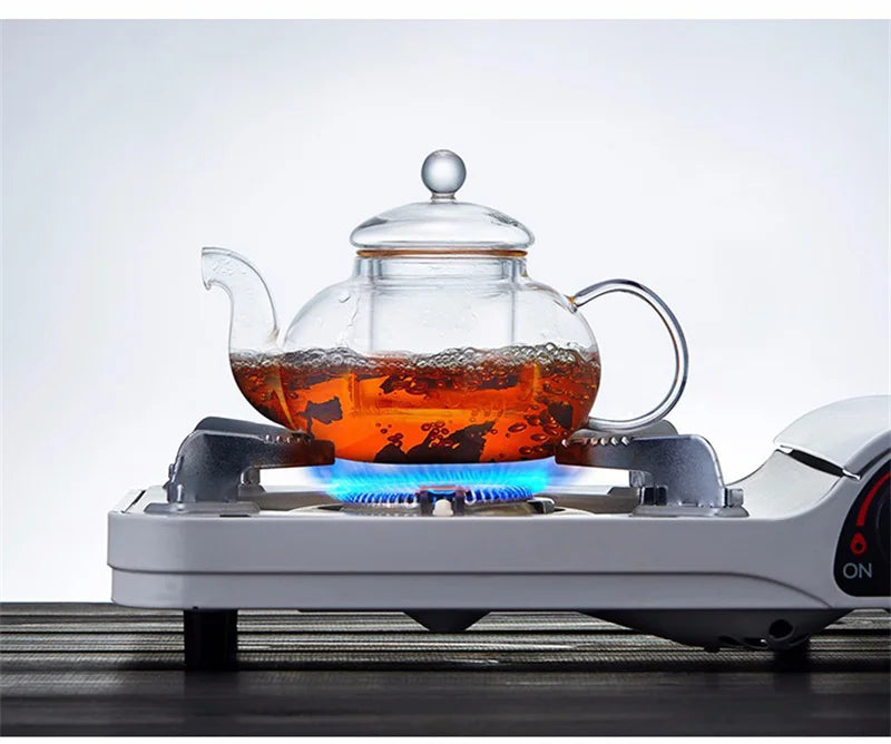 Tealeft Filterable Heat-resistant Thickened Glass Teapot
