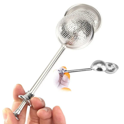 Tealeft Strainer/Infuser Stainless Steel Teaspoon Filter Seasoning Ball Reusable Loose Leaf Tea Filter