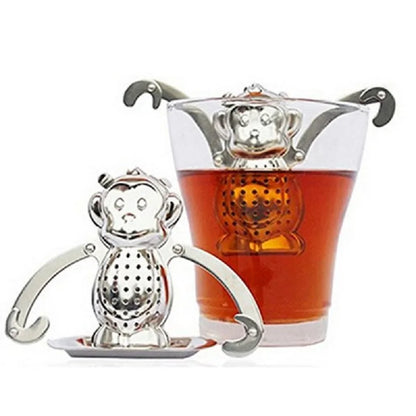 Tealeft Strainer/Infuser Stainless Steel Teaspoon Filter Seasoning Ball Reusable Loose Leaf Tea Filter