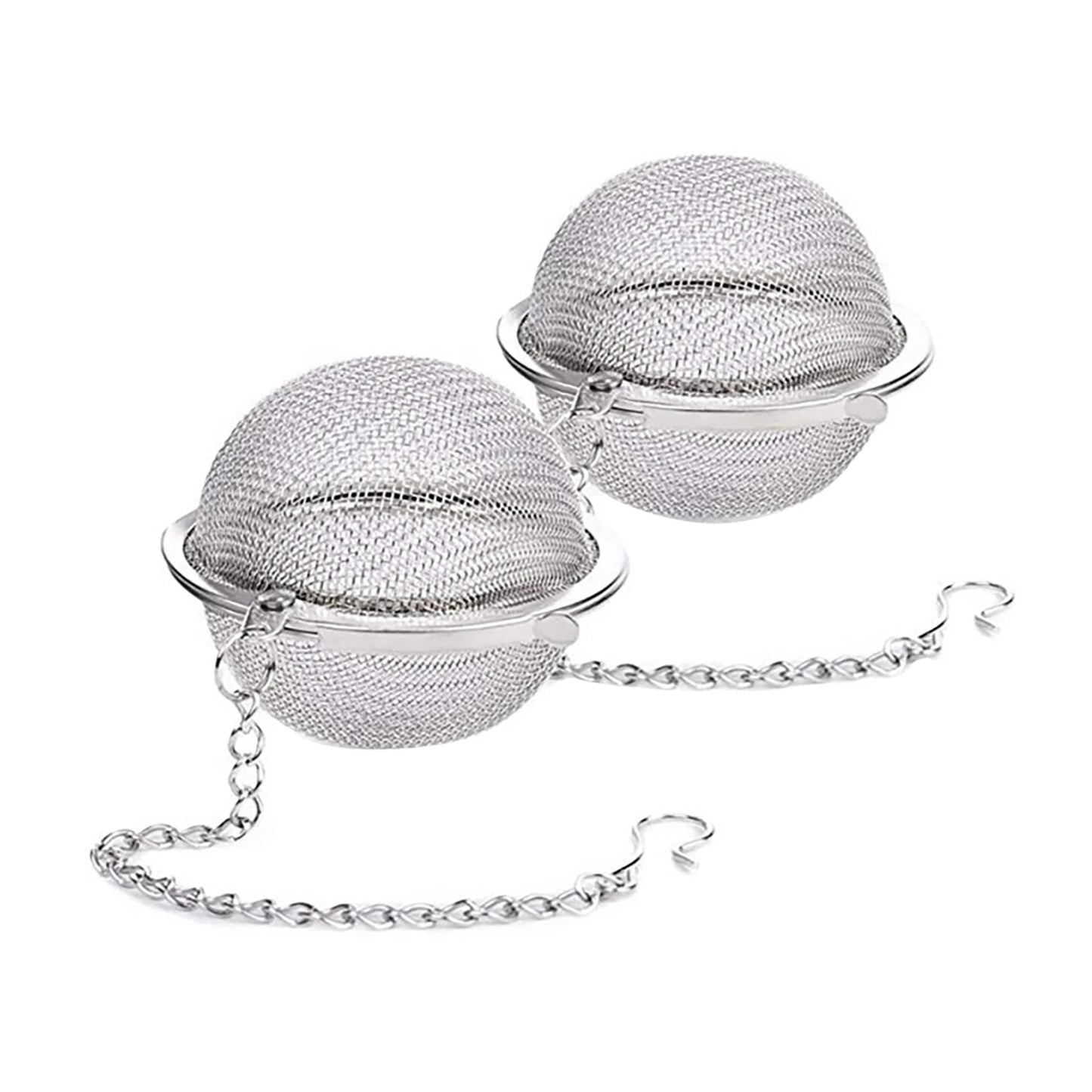 Tealeft Stainless Steel Tea Ball Loose Leaf Tea Strainer Infuser with Chain