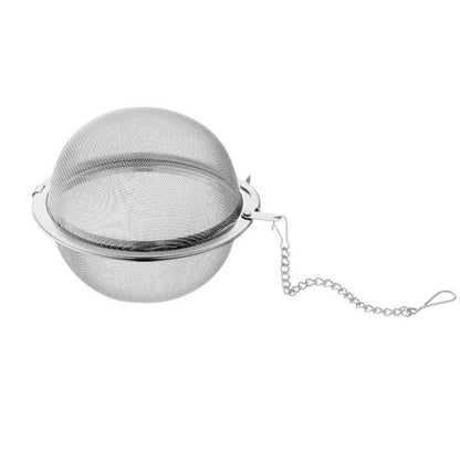Tealeft Stainless Steel Tea Ball Loose Leaf Tea Strainer Infuser with Chain