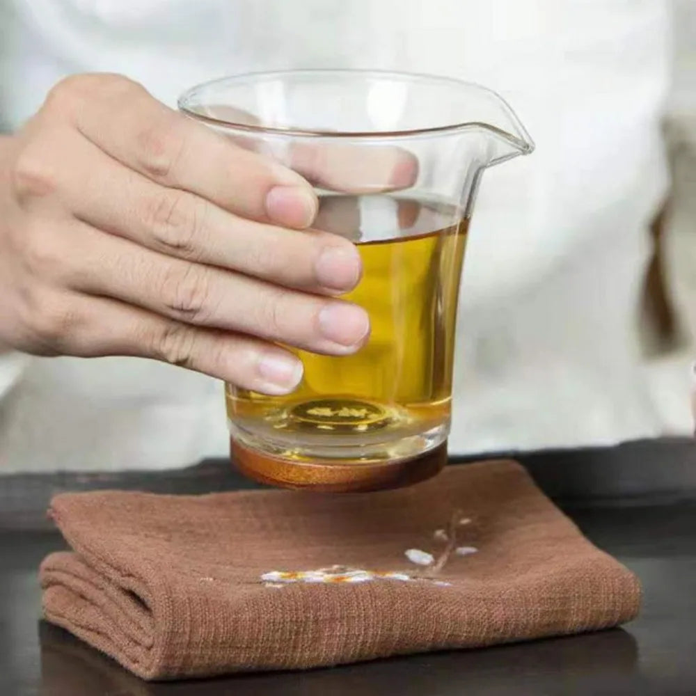 Tealeft Durable Cotton Tea Cloth Embroidery Easy To Clean Cleaning Rag Cotton and Linen Tea Towels